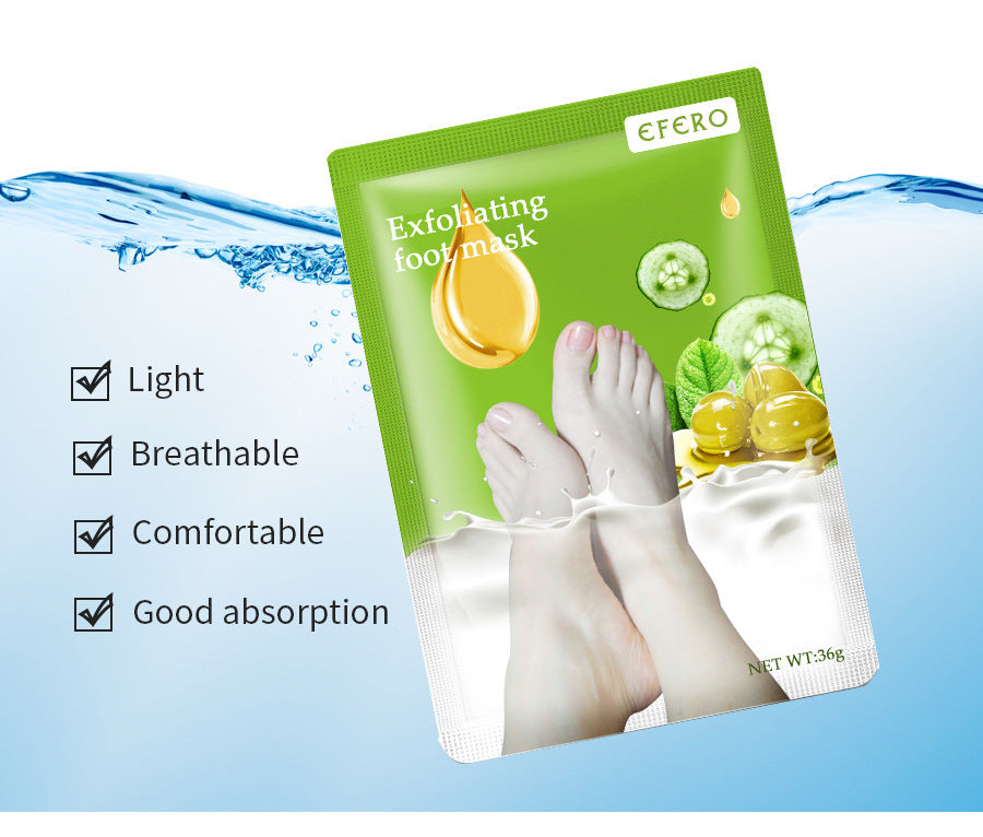 Zeytinyağlı Ayak Bakım Peeling Maskesi