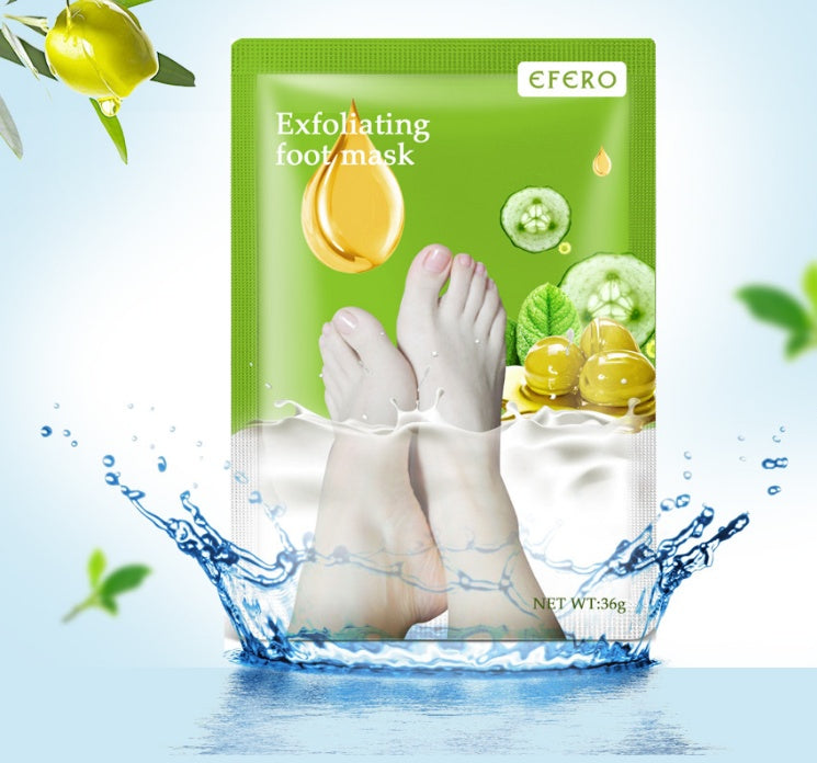 Zeytinyağlı Ayak Bakım Peeling Maskesi