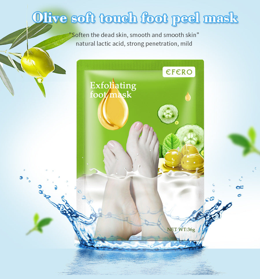 Zeytinyağlı Ayak Bakım Peeling Maskesi