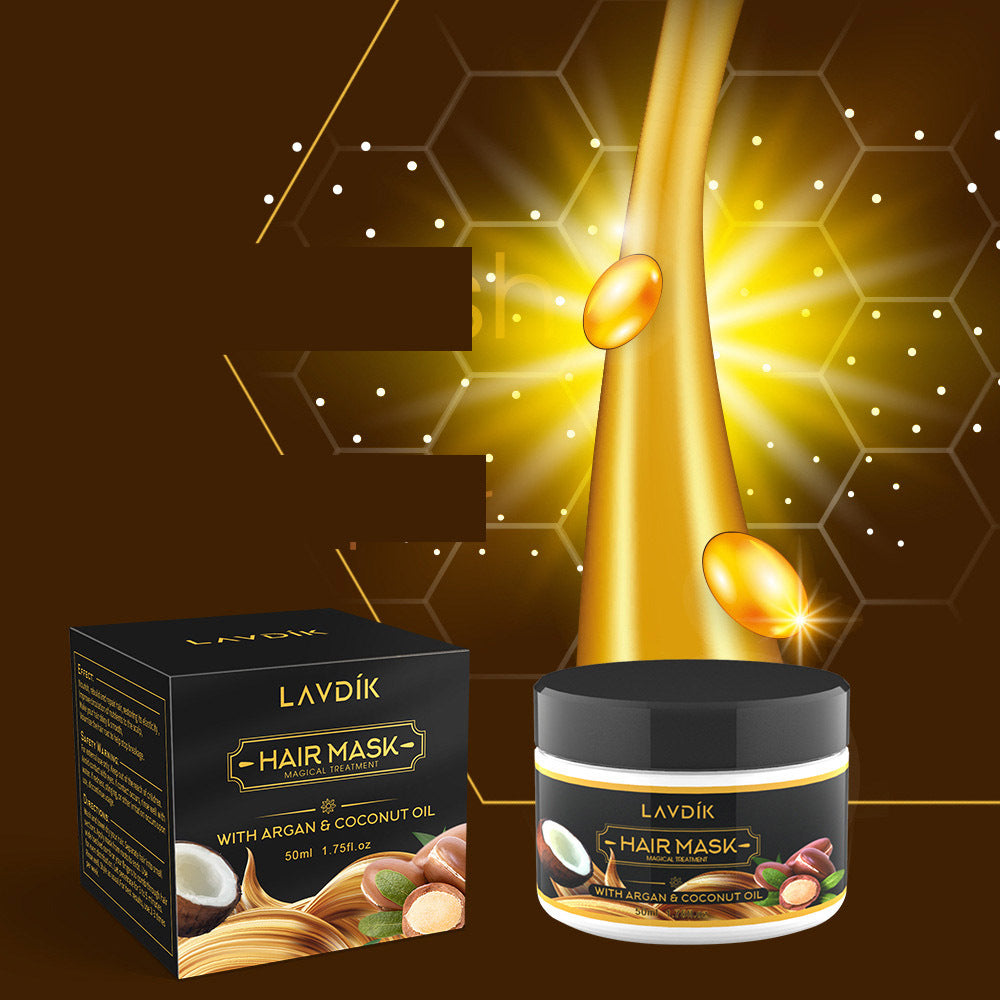 Argan Yağı ve Hindistan Cevizi Özlü Besleciyici Saç Bakım Maskesi