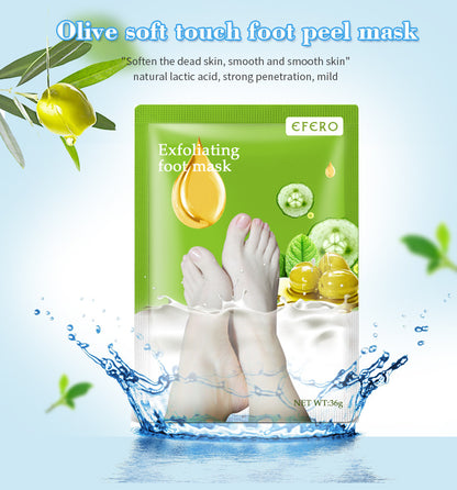 Zeytinyağlı Ayak Bakım Peeling Maskesi